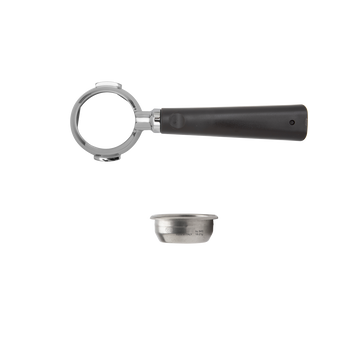 Lelit PLA580V Bottomless Filterholder, Design Brown Handle - LELIT58